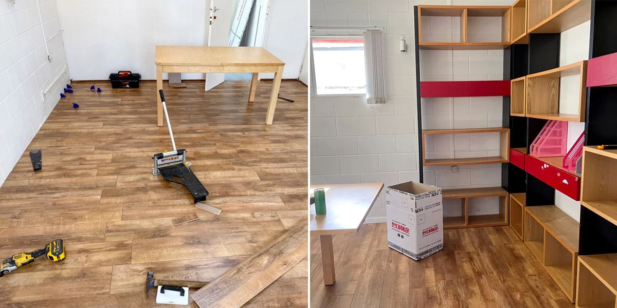 Soon to be filled with books and dreams