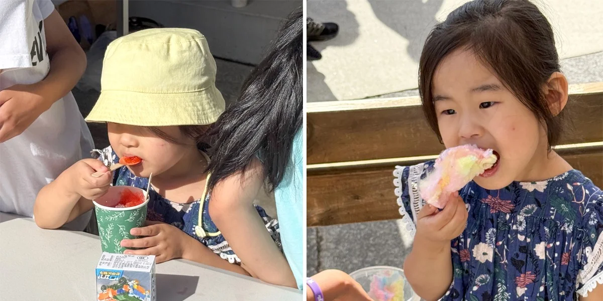 A sweet day for the little one