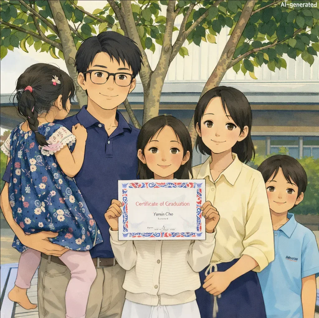 Graduation in a foreign land - what a long year it must have been