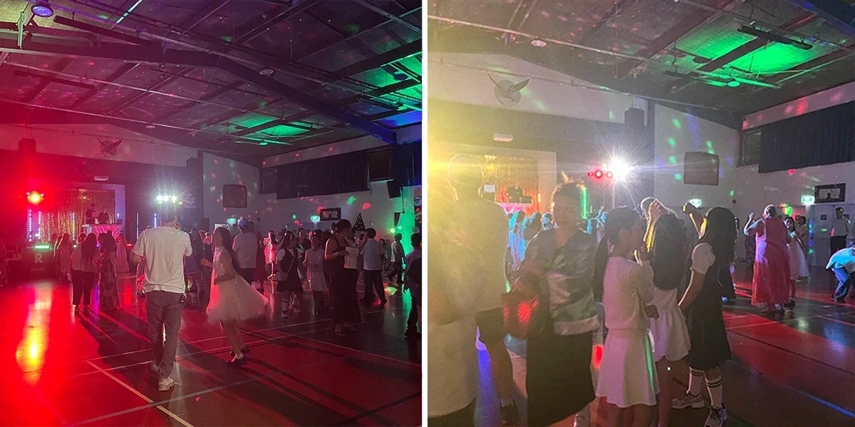 Their final disco as the "big kids" - next year, back to being juniors